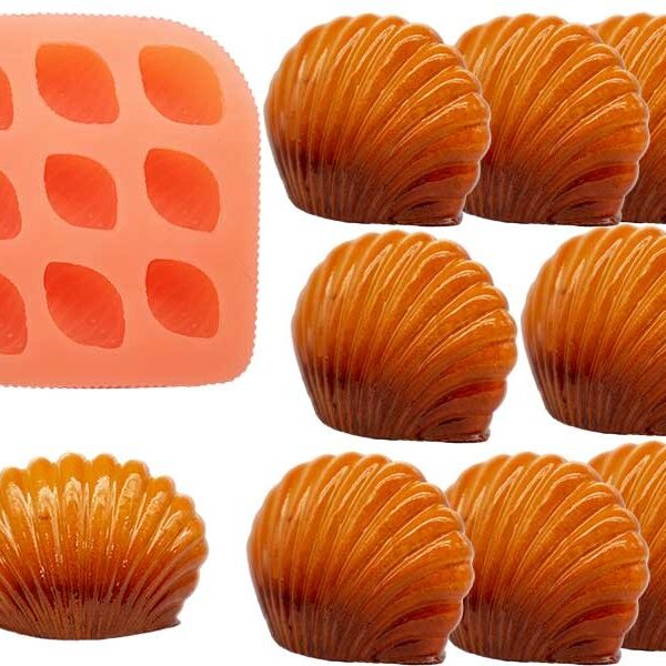 9'lu Küçük İstiridye Silikon Mum Kalıbı M-222