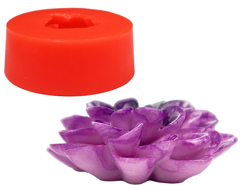 Açmış Zambak Silikon Mum Kalıbı M-61