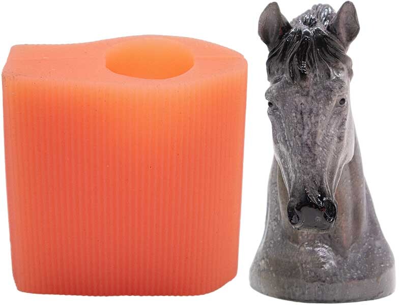 Büyük At Silikon Mum Kalıbı M-207