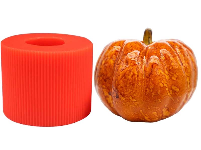 Büyük Kabak Silikon Mum Kalıbı M-14