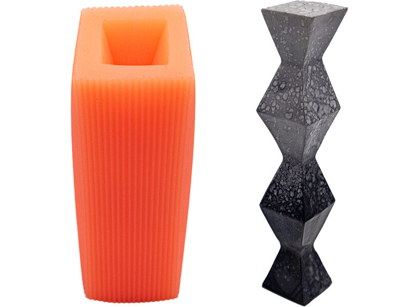 Büyük Sonsuz Sütun Silikon Mum Kalıbı M-238