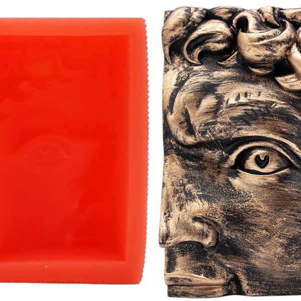 David Yüz Silikon Mum Kalıbı M-169