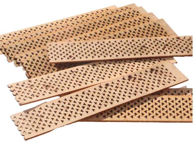 Delikli Ahşap Fitil Küçük Boy 10 Adet