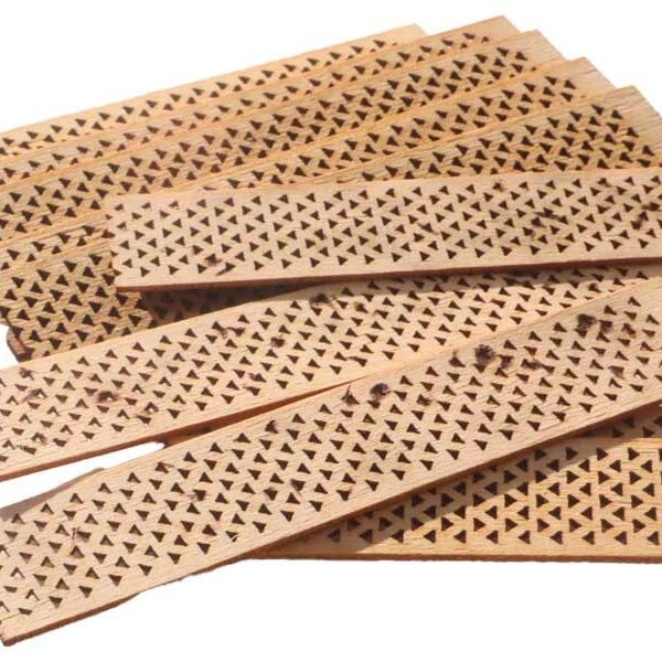 Delikli Ahşap Fitil Orta Boy 10 Adet