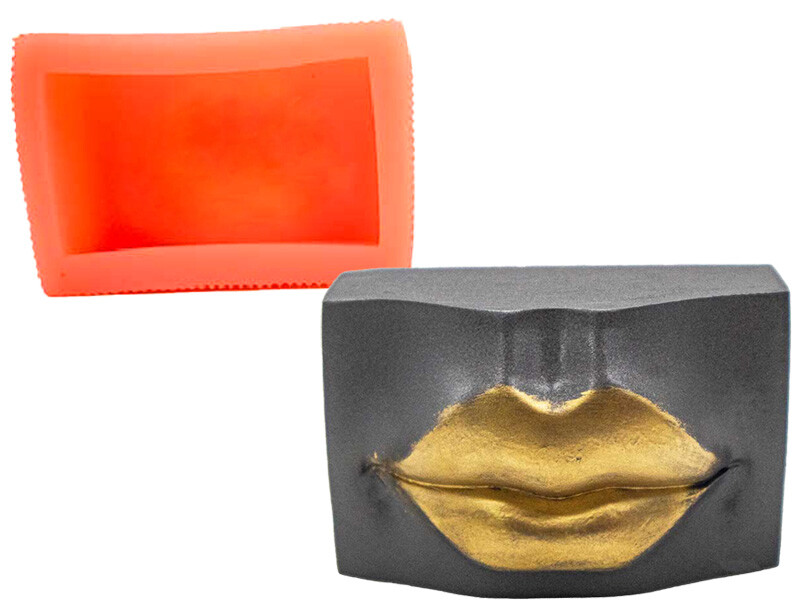 Dudak Silikon Mum Kalıbı M-172