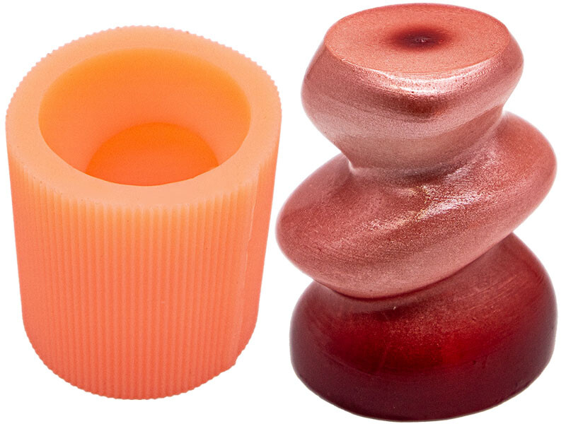 Düzensiz Silikon Mum Kalıbı M-243