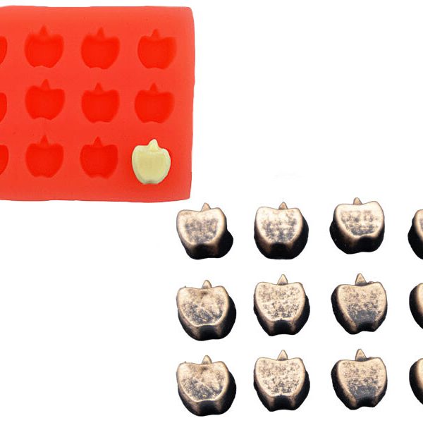 Elma Silikon Mum Kalıbı M-158