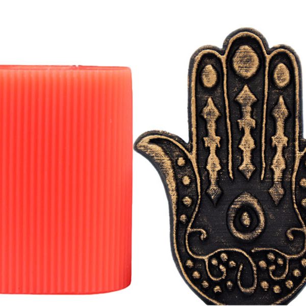 Fatma Ana Eli Silikon Mum Kalıbı M-126