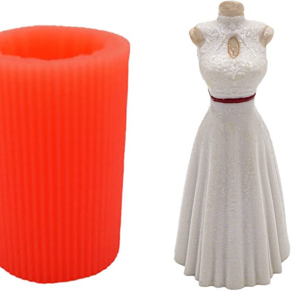 Gelin Silikon Mum Kalıbı M-163