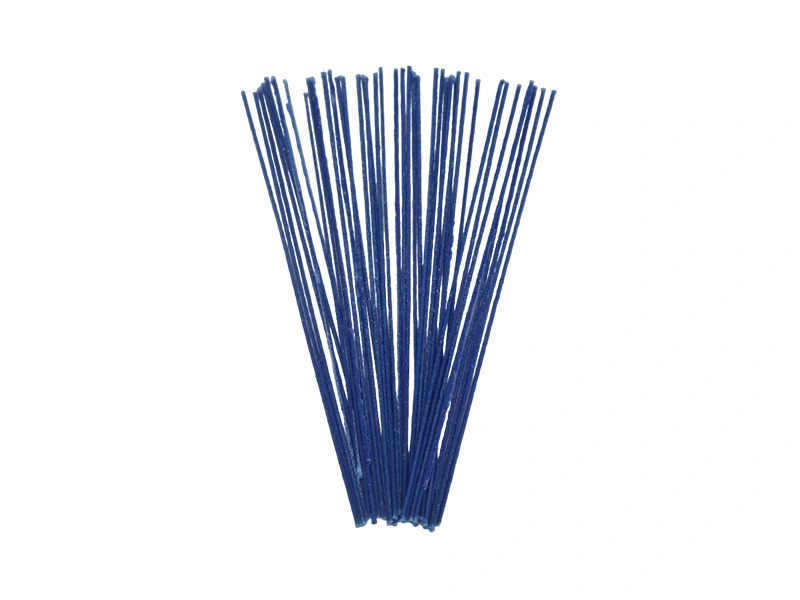 Hazır Mum Fitili Mavi 25 Cm 40 Adet / 10 Metre