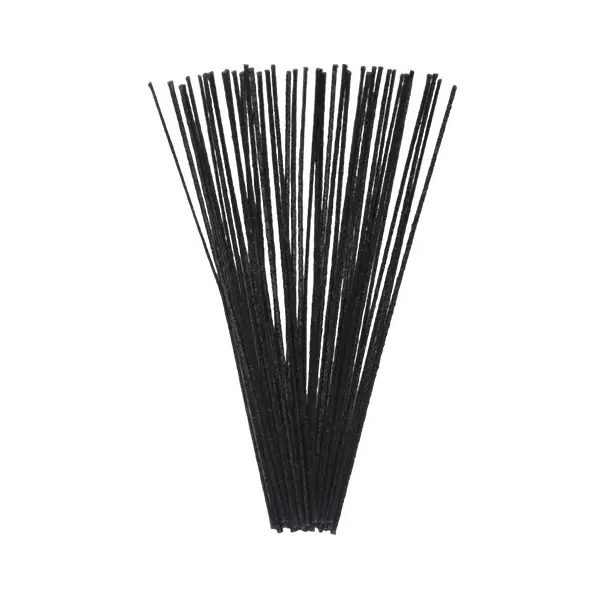 Hazır Mum Fitili Siyah 25 Cm 40 Adet / 10 Metre