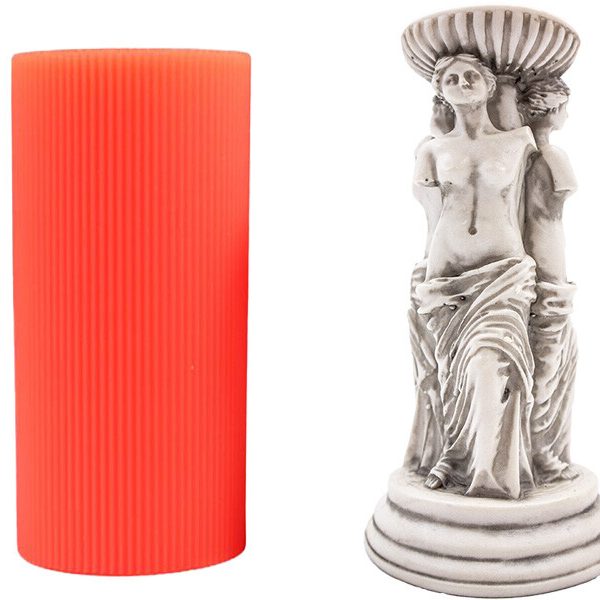 Hera Tanrıçaları Silikon Mum Kalıbı M-124