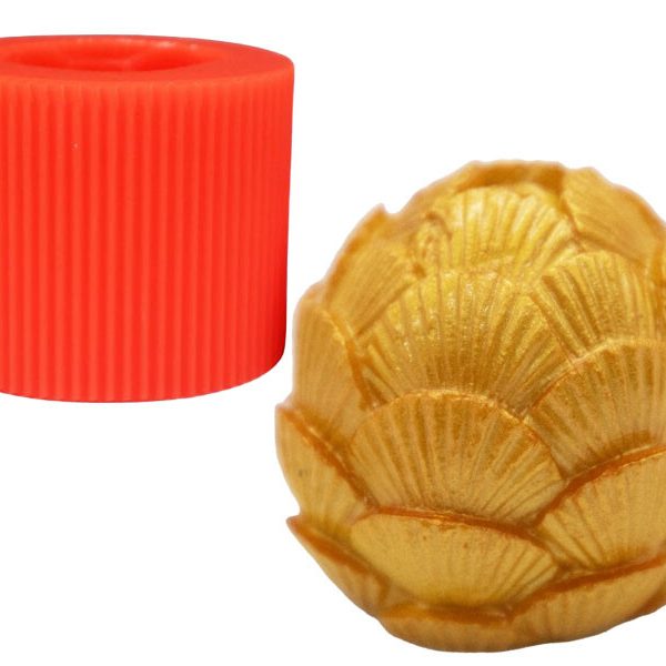 İstiridye Desenli Silikon Mum Kalıbı M-68