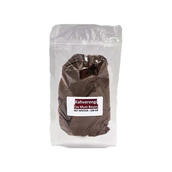 Kahverengi Toz Mum Boyası 100 GR