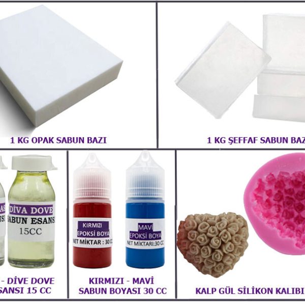 Kalpli Sabun Yapım Seti