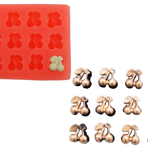 Kiraz Silikon Mum Kalıbı M-161