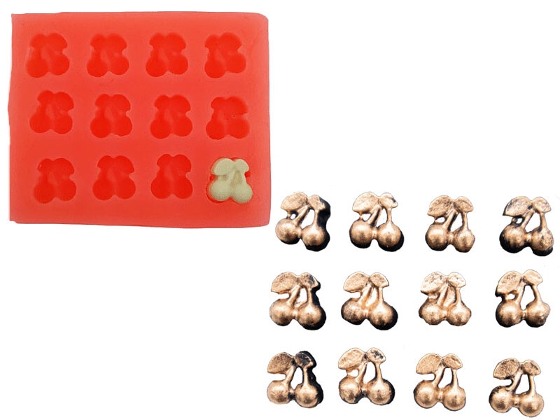 Kiraz Silikon Mum Kalıbı M-161