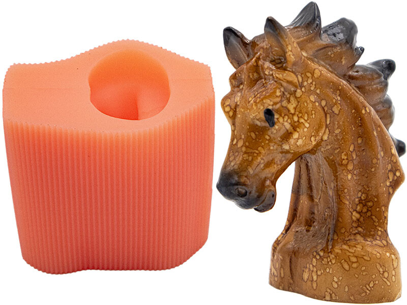 Küçük At Silikon Mum Kalıbı M-228