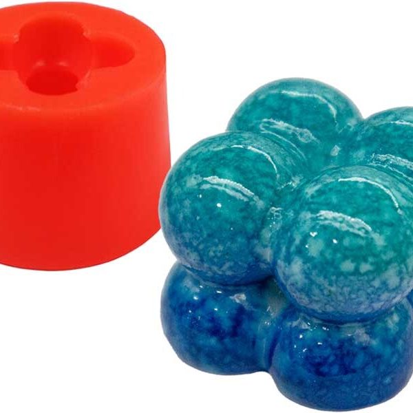 Küçük Bubble Silikon Mum Kalıbı M-66
