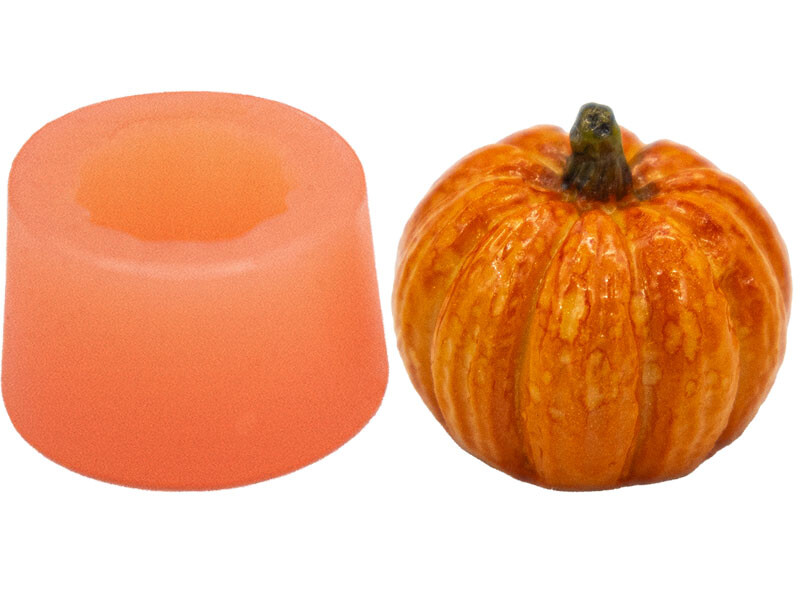 Küçük Kabak Silikon Mum Kalıbı M-255