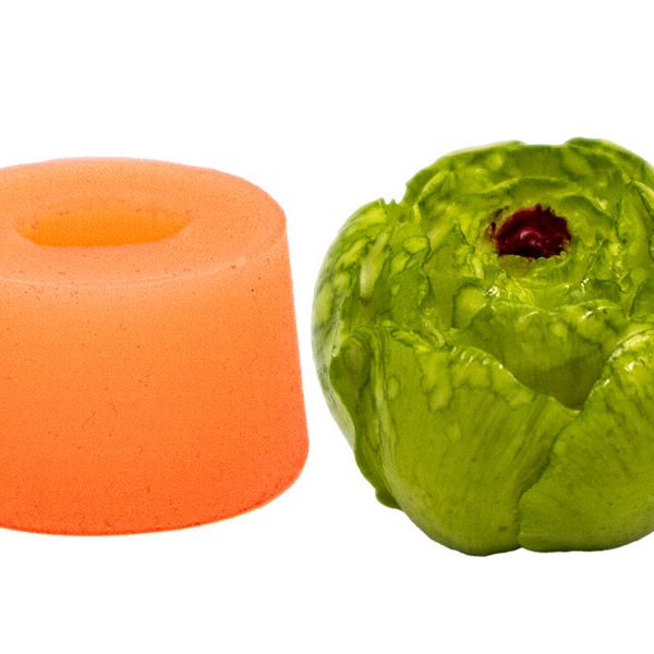 Küçük Şakayık Gül Silikon Mum Kalıbı M-252