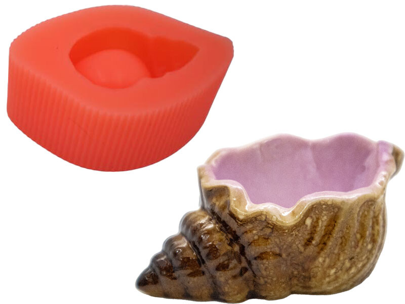 Midye Silikon Mumluk Kalıbı M-148