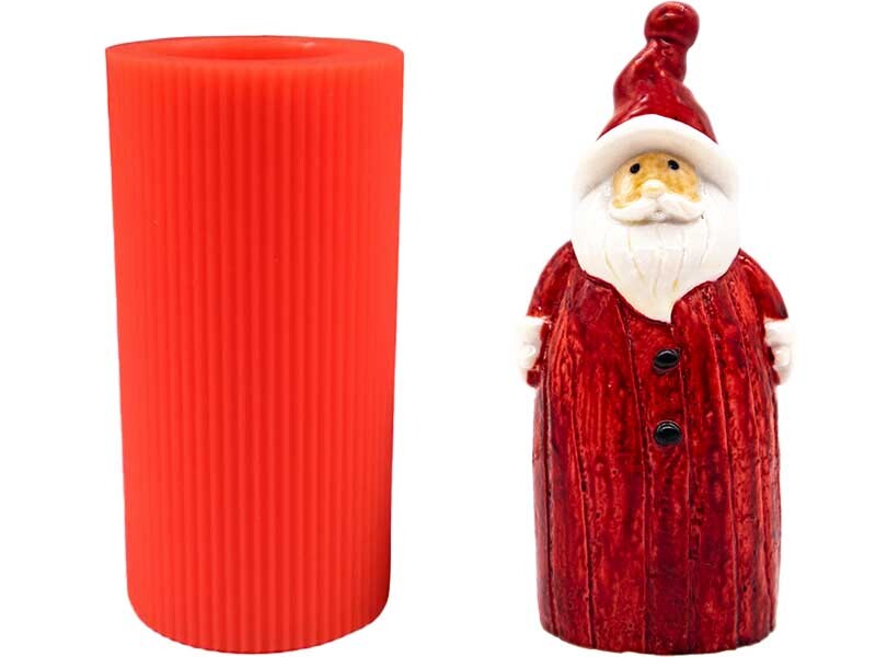 Noel Baba Heykel Silikon Mum Kalıbı M-21