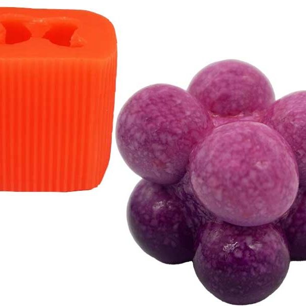 Orta Boy Bubble Silikon Mum Kalıbı M-38