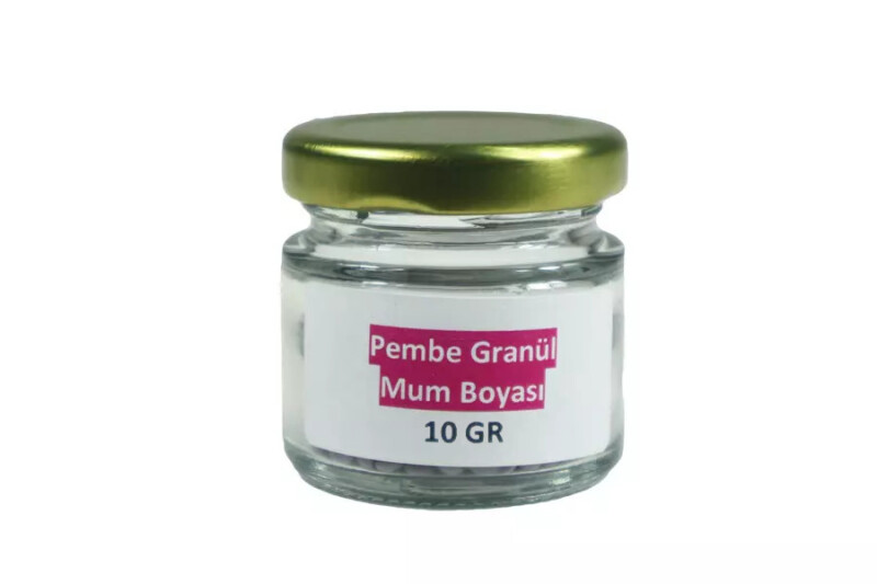 Pembe Granül Mum Boyası 10 GR