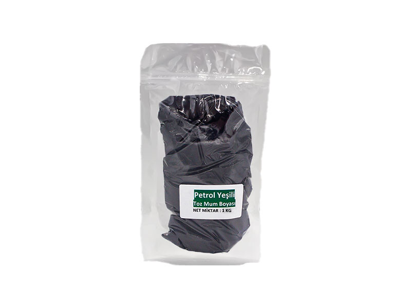 Petrol Yeşili Toz Mum Boyası 1 KG