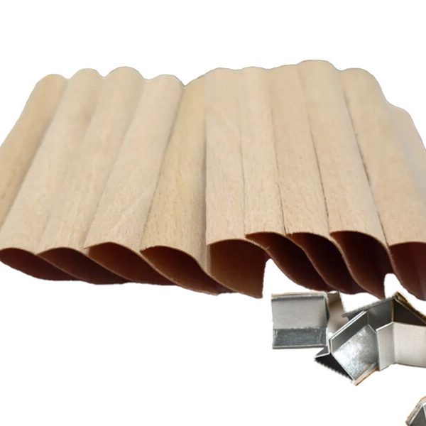 S Model Ahşap Mum Fitili + Yapışkanlı Sehpası 10 Adet