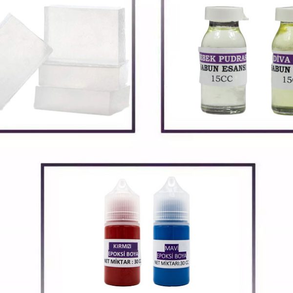 Şeffaf Sabun Yapım Seti