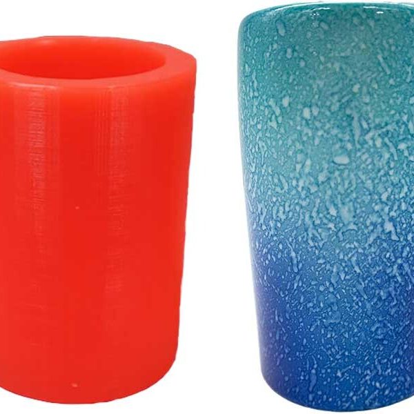 Silindir Silikon Mum Kalıbı M-25