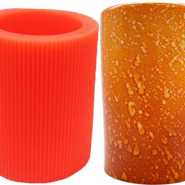 Silindir Silikon Mum Kalıbı M-27