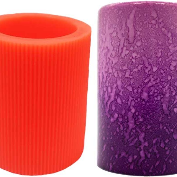 Silindir Silikon Mum Kalıbı M-28