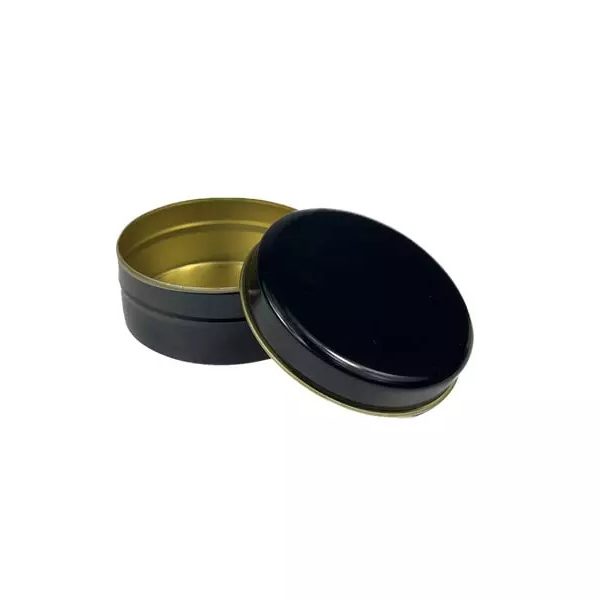 Metal Mum Kutusu Siyah 75 CC 10 Adet