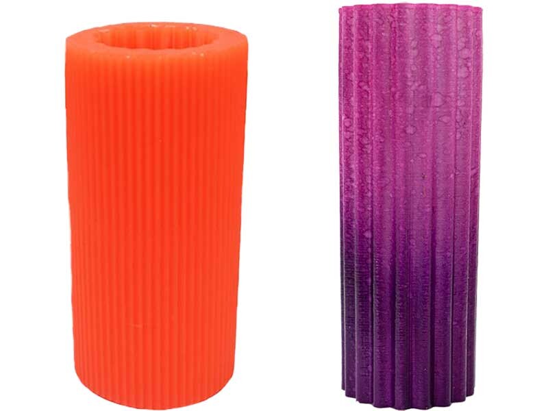 Tırtıklı Silikon Mum Kalıbı M-29