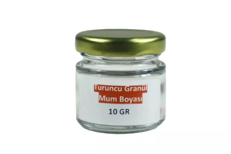 Turuncu Granül Mum Boyası 10 GR