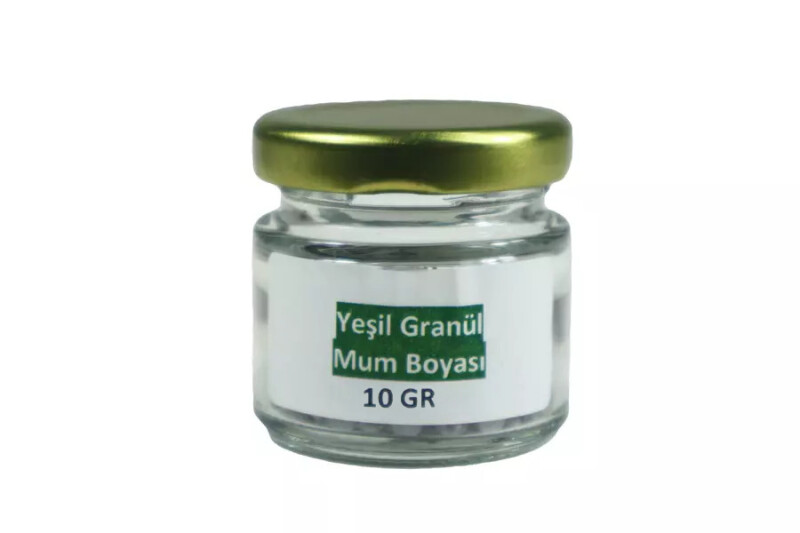 Yeşil Granül Mum Boyası 10 GR