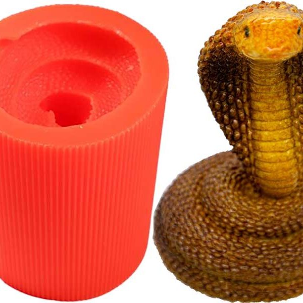 Yılan Silikon Mum Kalıbı M-08