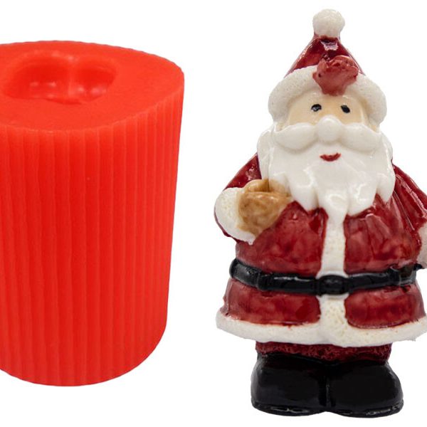 Yılbaşı Modelleri - Noel Baba Silikon Mum Kalıbı M-97