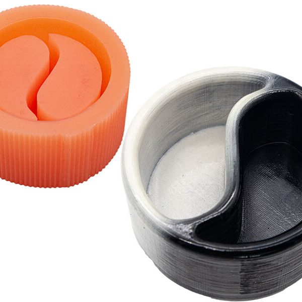 Yin Yang Silikon Mum Kalıbı M-239