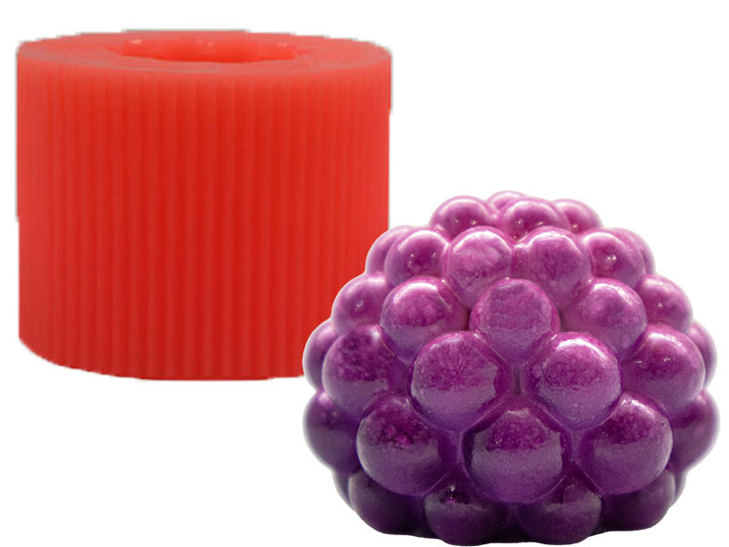 Yuvarlak Bubble Silikon Mum Kalıbı M-64