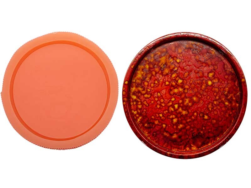 Yuvarlak Model Silikon Mum Kalıbı M-198