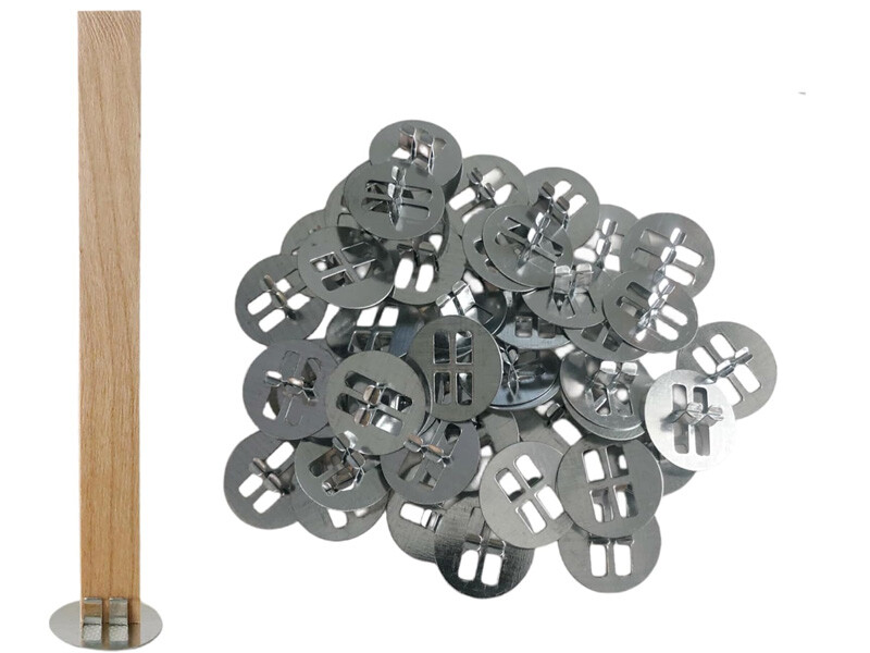 Yuvarlak Yapışkanlı Fitil Sehpası - Fitil Tutacağı 10 Adet