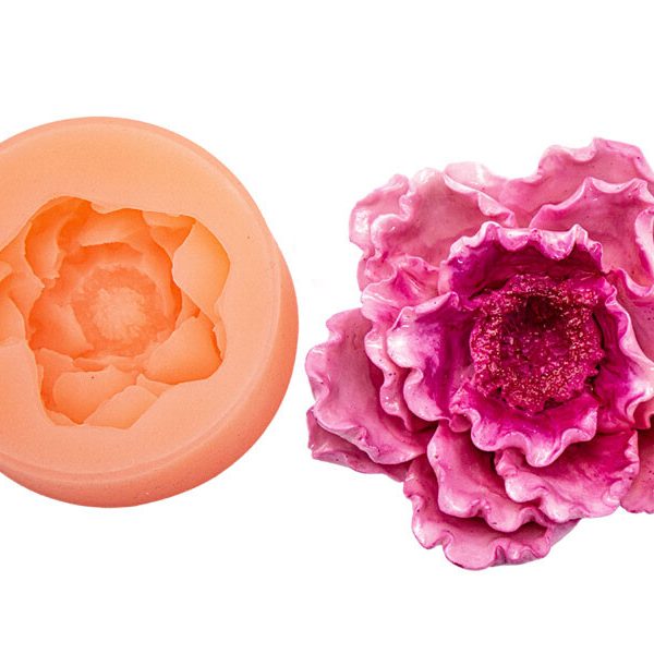 Kadife Çiçeği Silikon Mum Kalıbı M-268