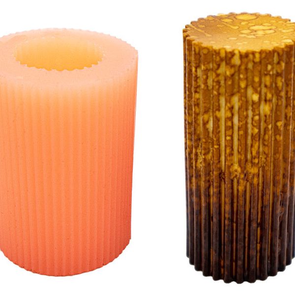 Mini Tırtıklı Silikon Mum Kalıbı M-287