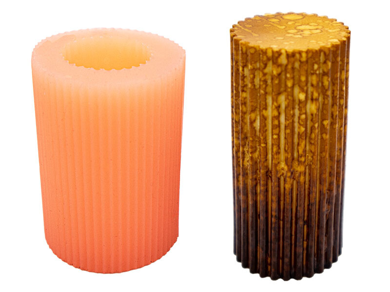 Mini Tırtıklı Silikon Mum Kalıbı M-287