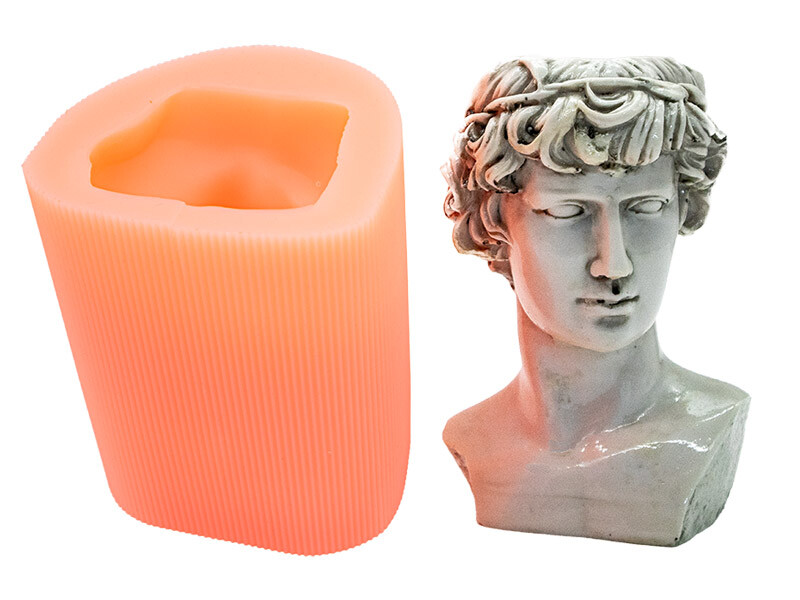 Sezar Büst Silikon Mum Kalıbı M-265