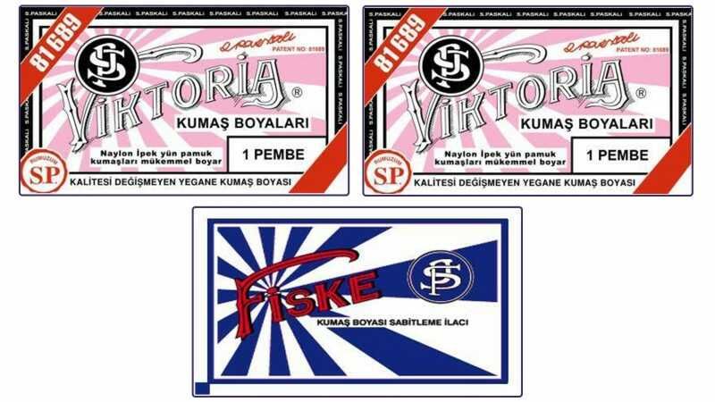 Viktoria Kumaş Boyası 1 Pembe  Renk  2 Adet + Fiske Sabitleme İlacı